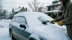 How to easily and safely open a car door or lock if they are frozen shut in the cold