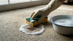 How to remove a stain from a carpet: a remedy that everyone has