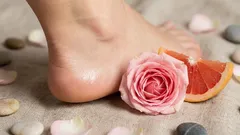 I use one fruit instead of a pumice stone - 20 minutes and my dry heels are softer than rose petals.