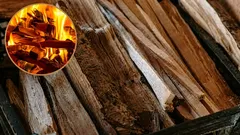 I throw it into the stove, and the wood burns more efficiently, and there is no soot in the chimney.