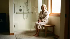 How often should you take a shower a week to stay healthy in old age?