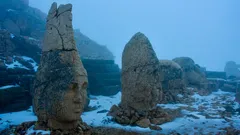 Forgotten kingdom on top of a mountain: who left the stone giants in the clouds?